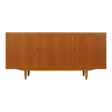 Buffet en frêne, design danois, années 1970, designer : Carlo Jensen, production : Hu