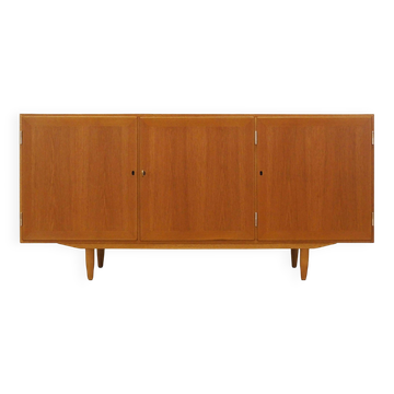Buffet en frêne, design danois, années 1970, designer : Carlo Jensen, production : Hu
