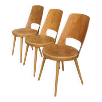 3 BAUMANN “MONDOR” V1 light chairs