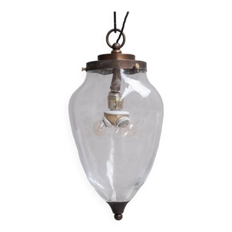 Large Clear Glass Pendant Light