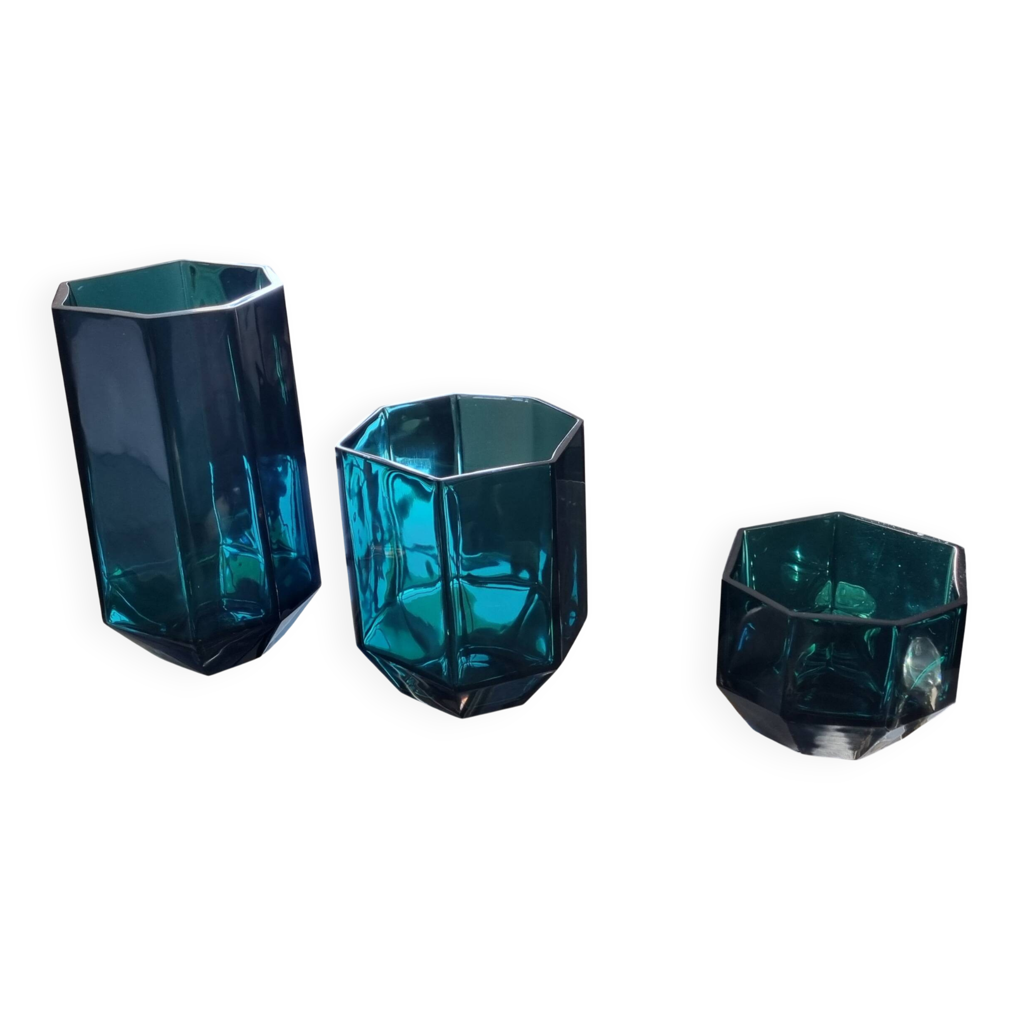 3 Roche Bobois vases