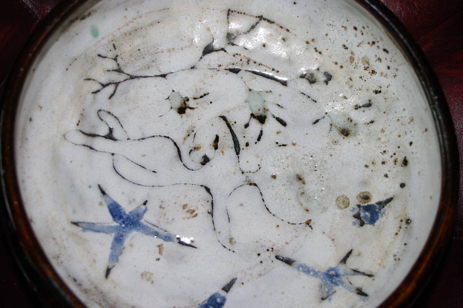 Empty ceramic pocket by Jean Rivier