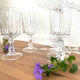 Vintage Arques crystal glasses, Louvre model