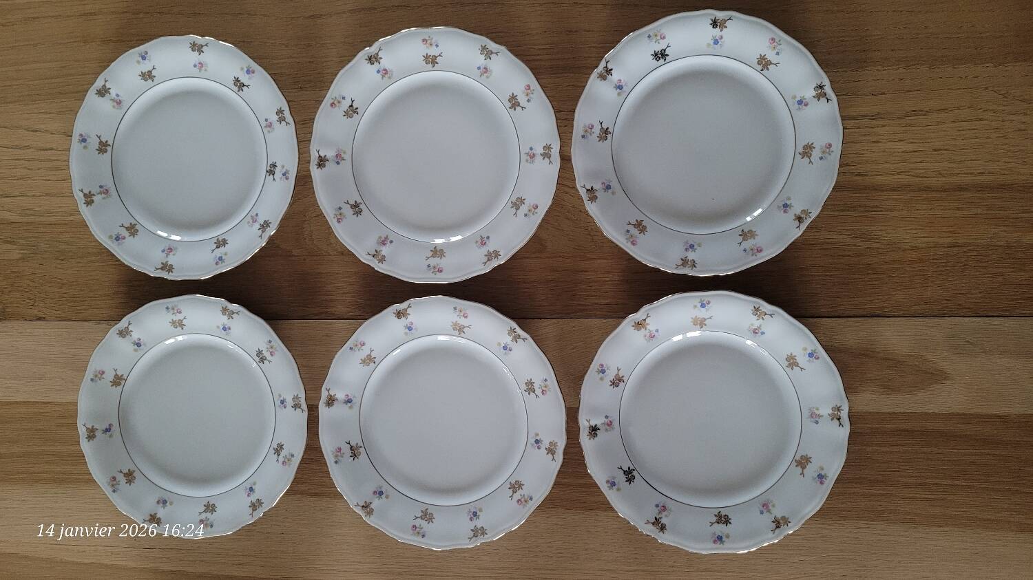 Antique dessert service