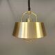 Lampe à suspension en laiton, conçue par Jo Hammerborg pour le danois Fog&Mørup en 1977. Modèle Hercules