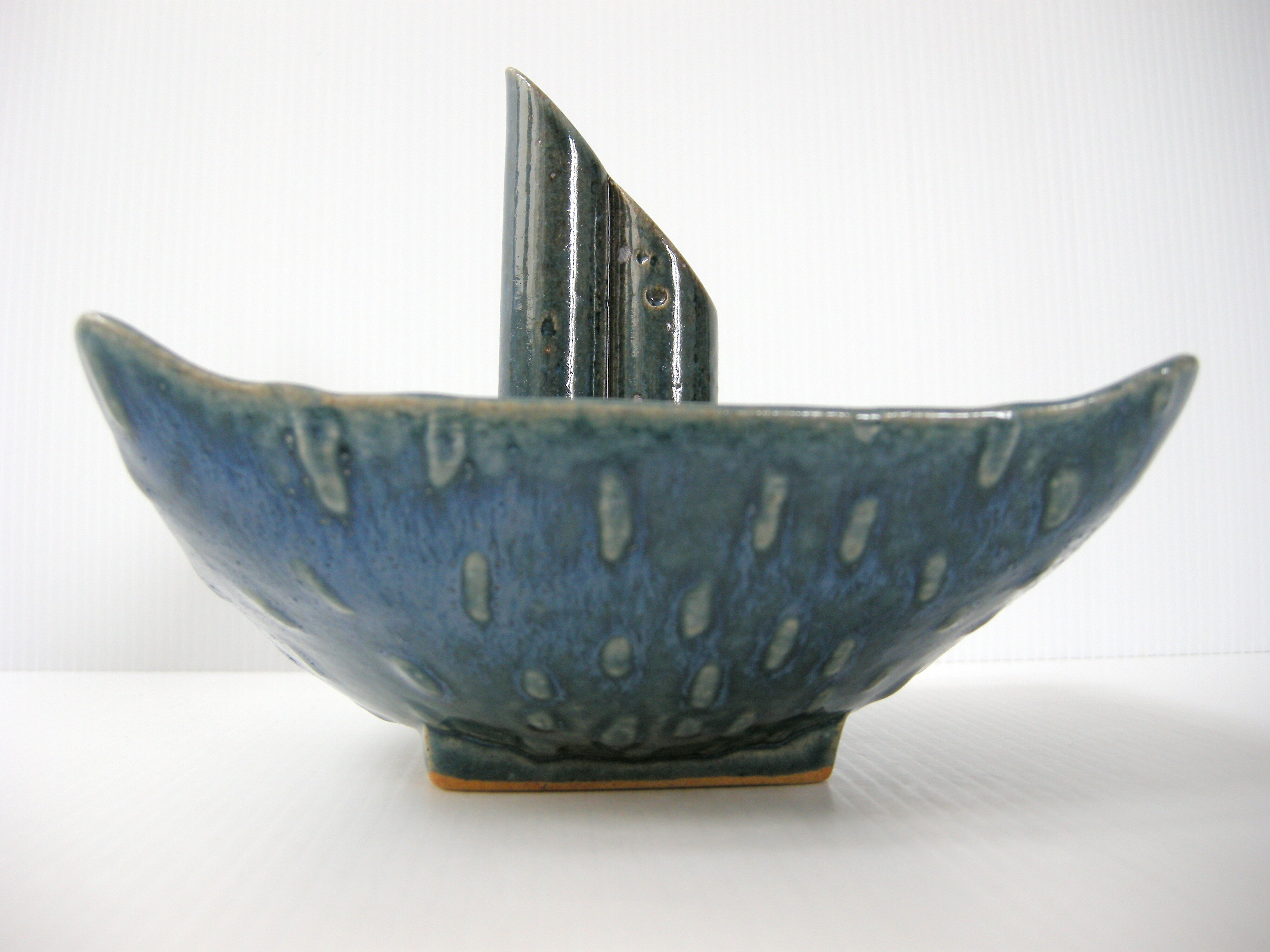 Vintage stoneware vase 1970