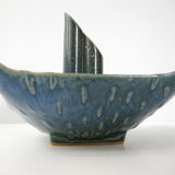 Vintage stoneware vase 1970