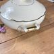 Opaque porcelain soup tureen Digoin and Sarreguemines
