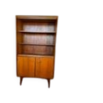 Vintage Scandinavian style sideboard in teak veneer and teak.