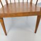 Vintage wooden armchair Baumann model Éventail from the 1960s.
