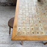 Scandinavian oak and ceramic table