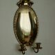 Pair of Swedish brass wall sconces from the mid-century.