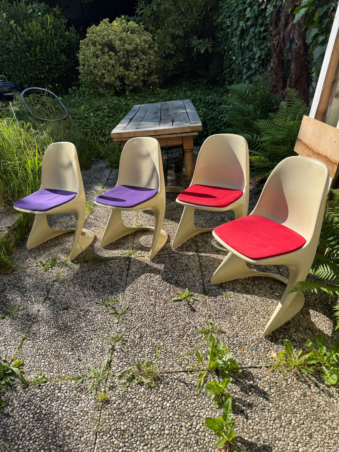 Set of 4 "casalino" chairs by alexander begge