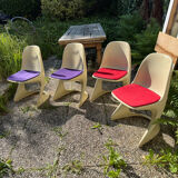 Set of 4 "casalino" chairs by alexander begge