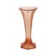 Pink Rosaline Art Deco Vase VSL Luxval Americain 23cm