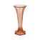 Pink Rosaline Art Deco Vase VSL Luxval Americain 23cm