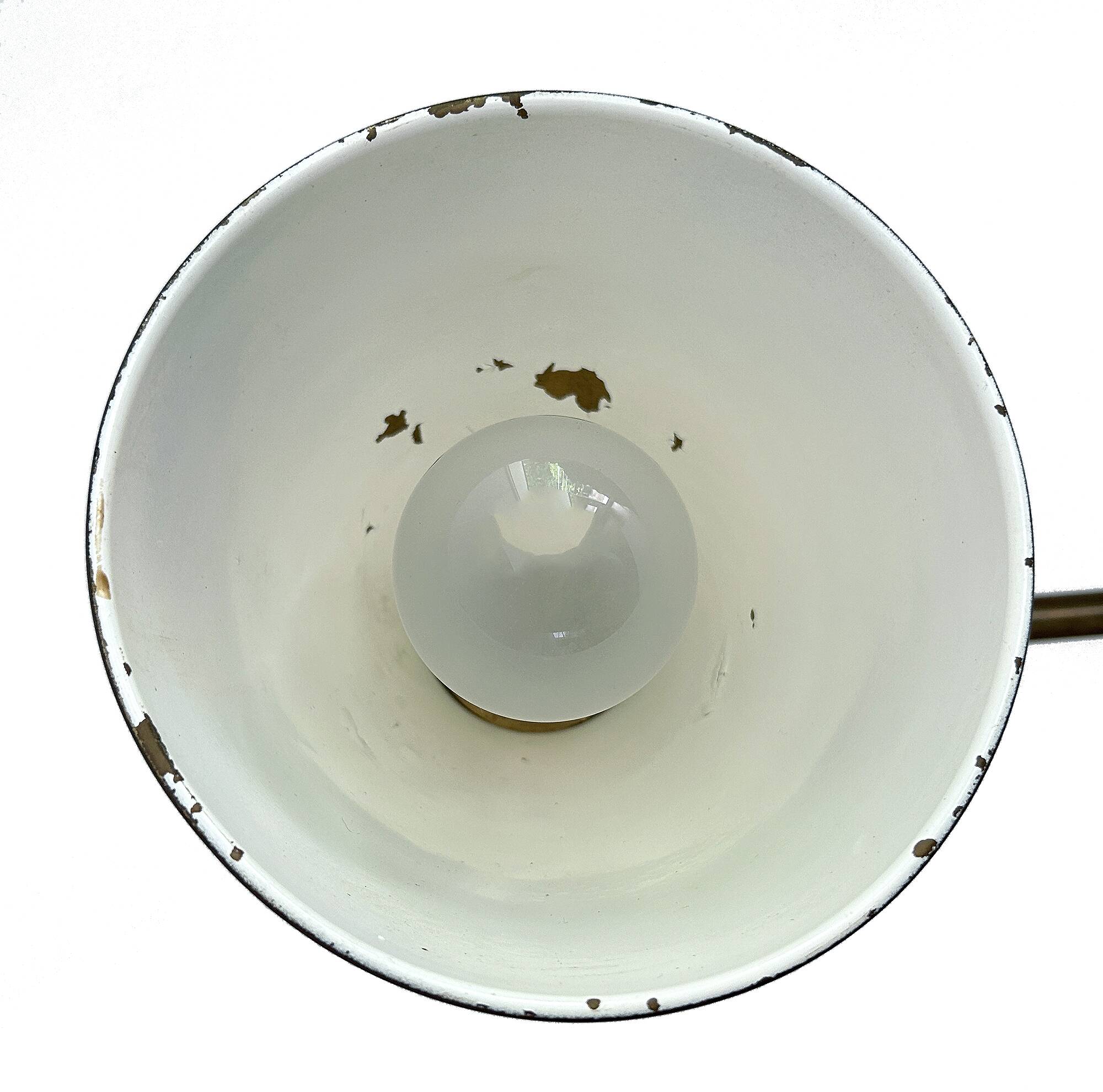 Large industrial art deco wall lamp