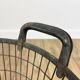 Old metal harvest basket