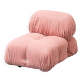 Camaleonda armchair in pink fabric by Mario Bellini for B&B Italia – 1970s