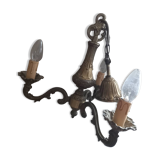 Bronze chandelier.
