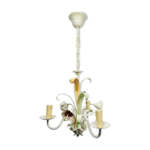 3-light flower chandelier