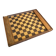 Double-Sided Wooden Checkers + Chess Game Board + Vintage Squares #D62