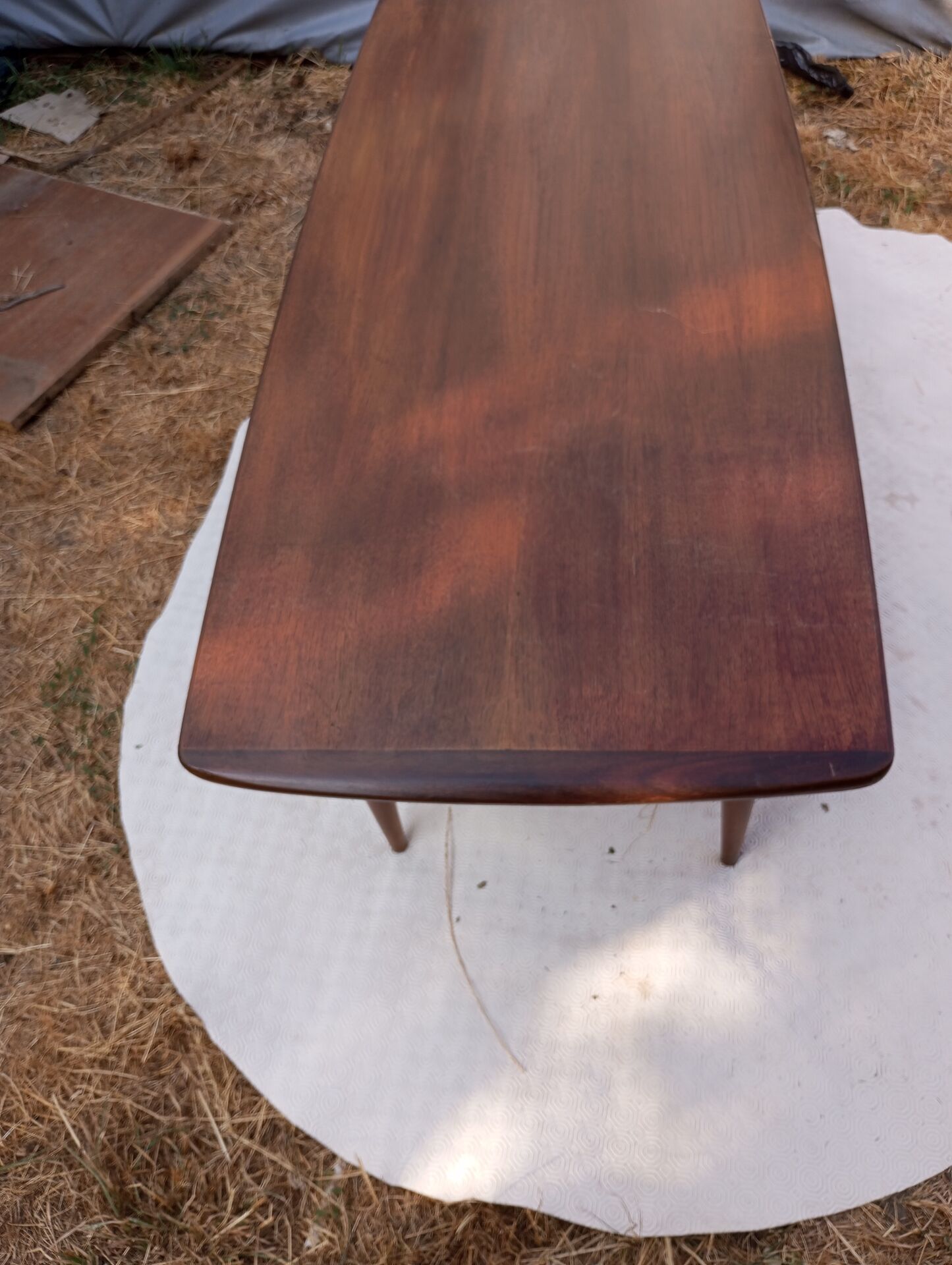 Scandinavian coffee table in teak