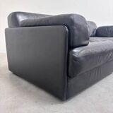 Canapé / lit de jour vintage des années 1980 dans le style de De Sede DS76