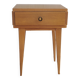 Vintage blond oak bedside table