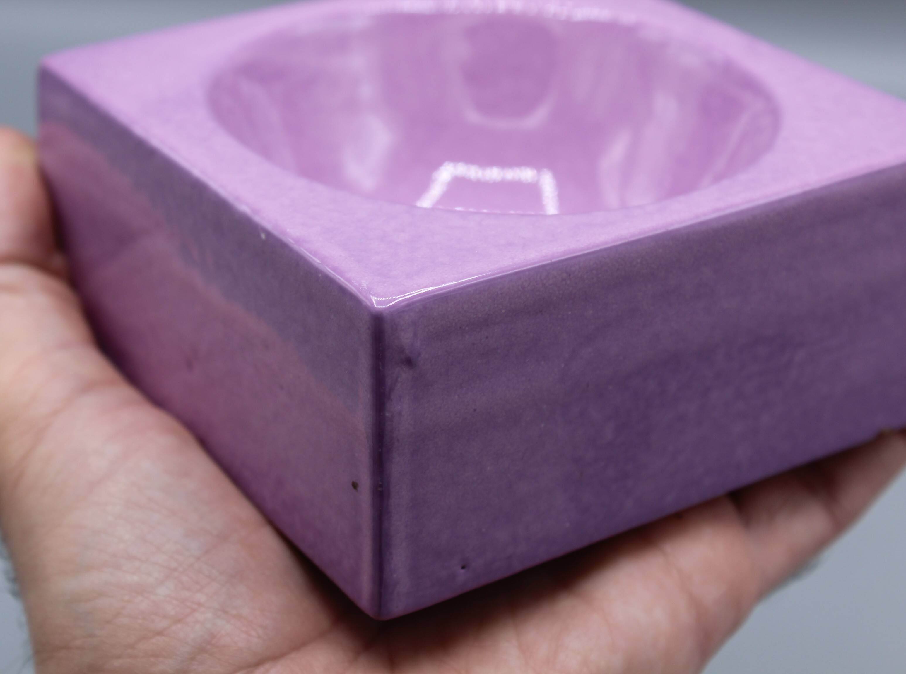 Beautiful ashtray pocket emptying modernist design italy vintage ceramic