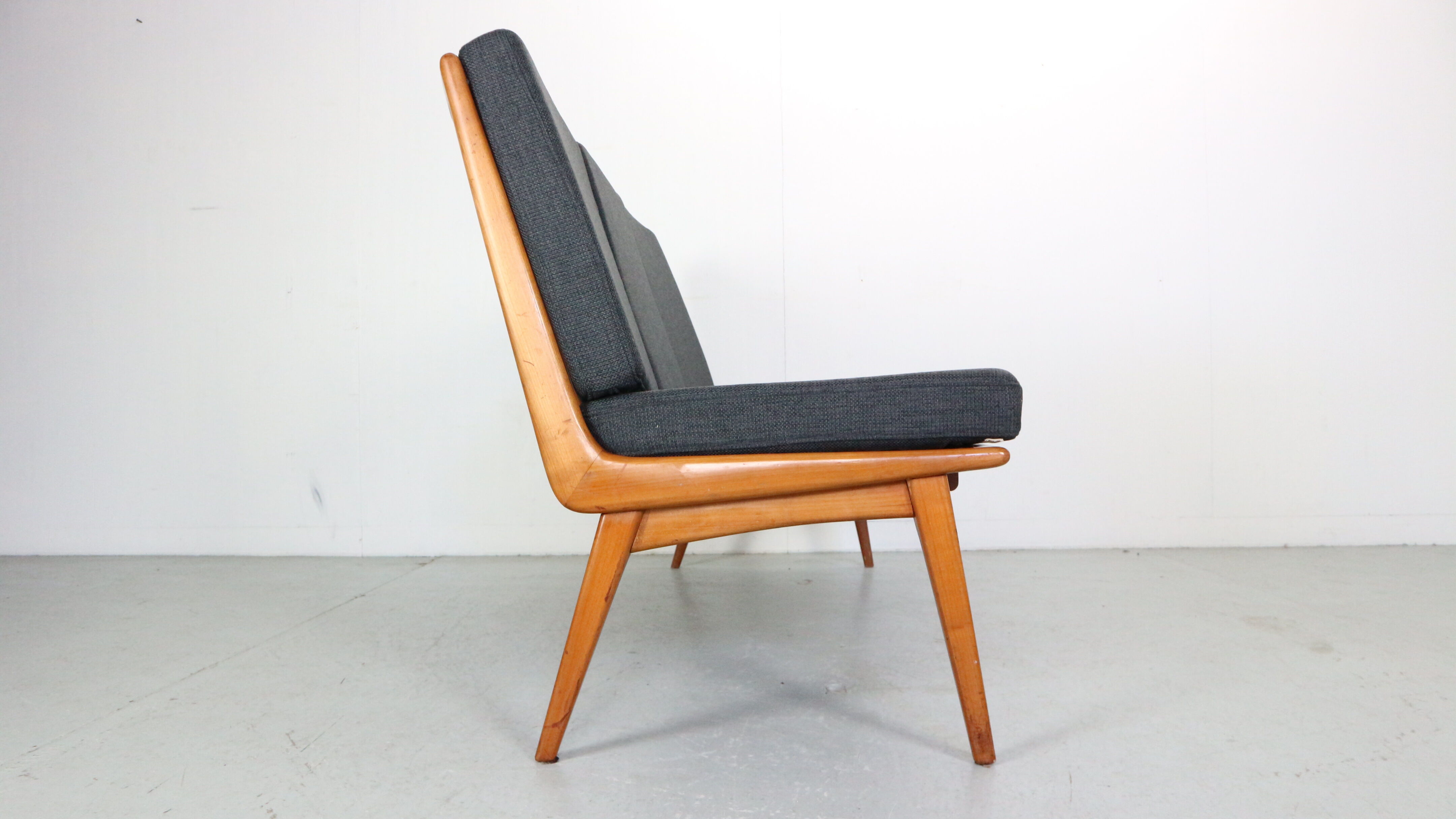 Mid-Century Modern Hans Mitzlaff 1950s Boomerang Sofa for Eugen Schmidt, 1950's