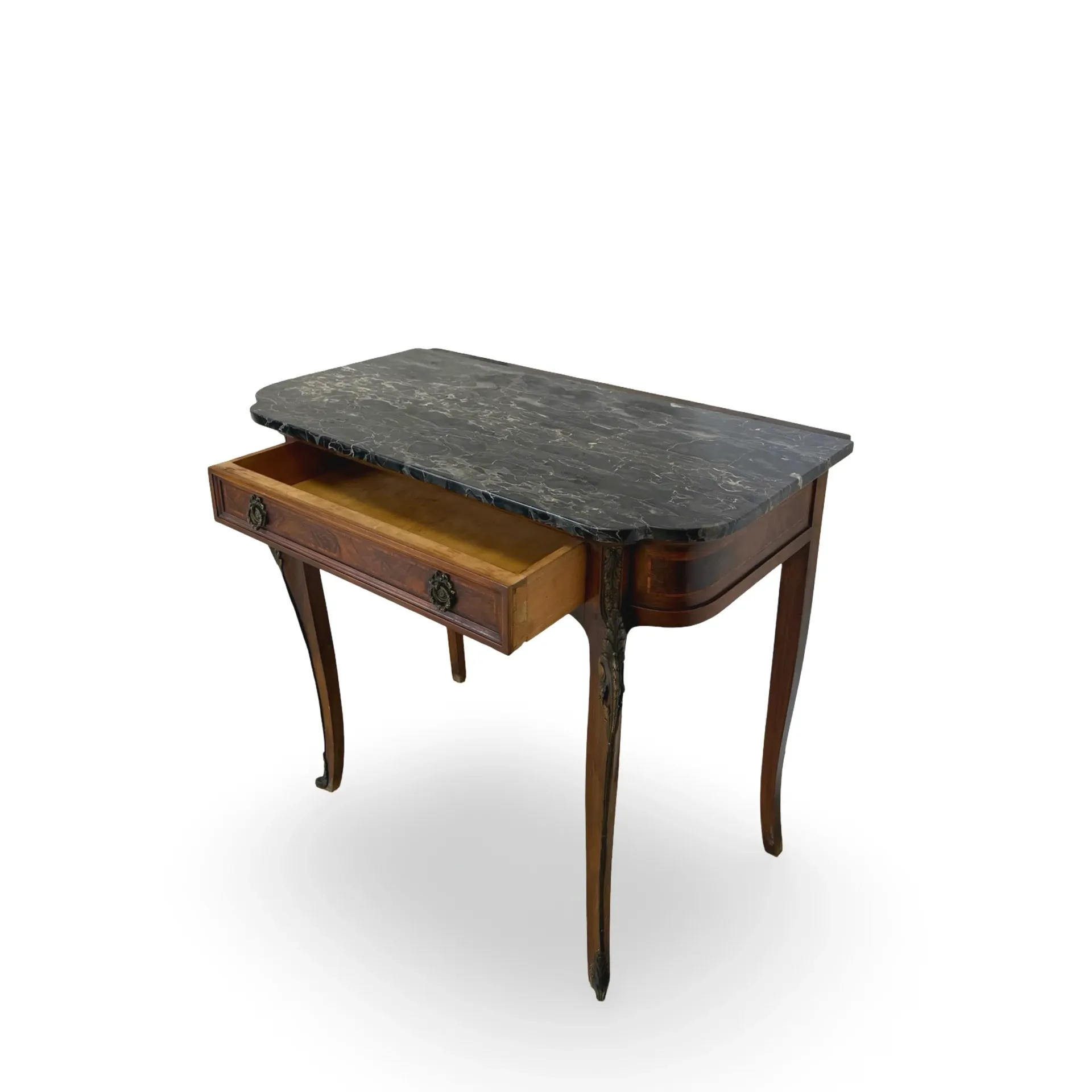 Console Table with Marble Top – 19th Century