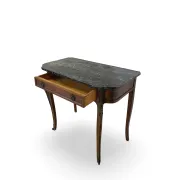 Table console avec plateau en marbre – 19e siècle