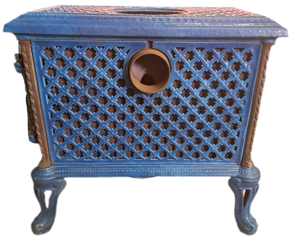 Poêle ancien décoratif Godin Chauffette n°299, 57x33x51cm