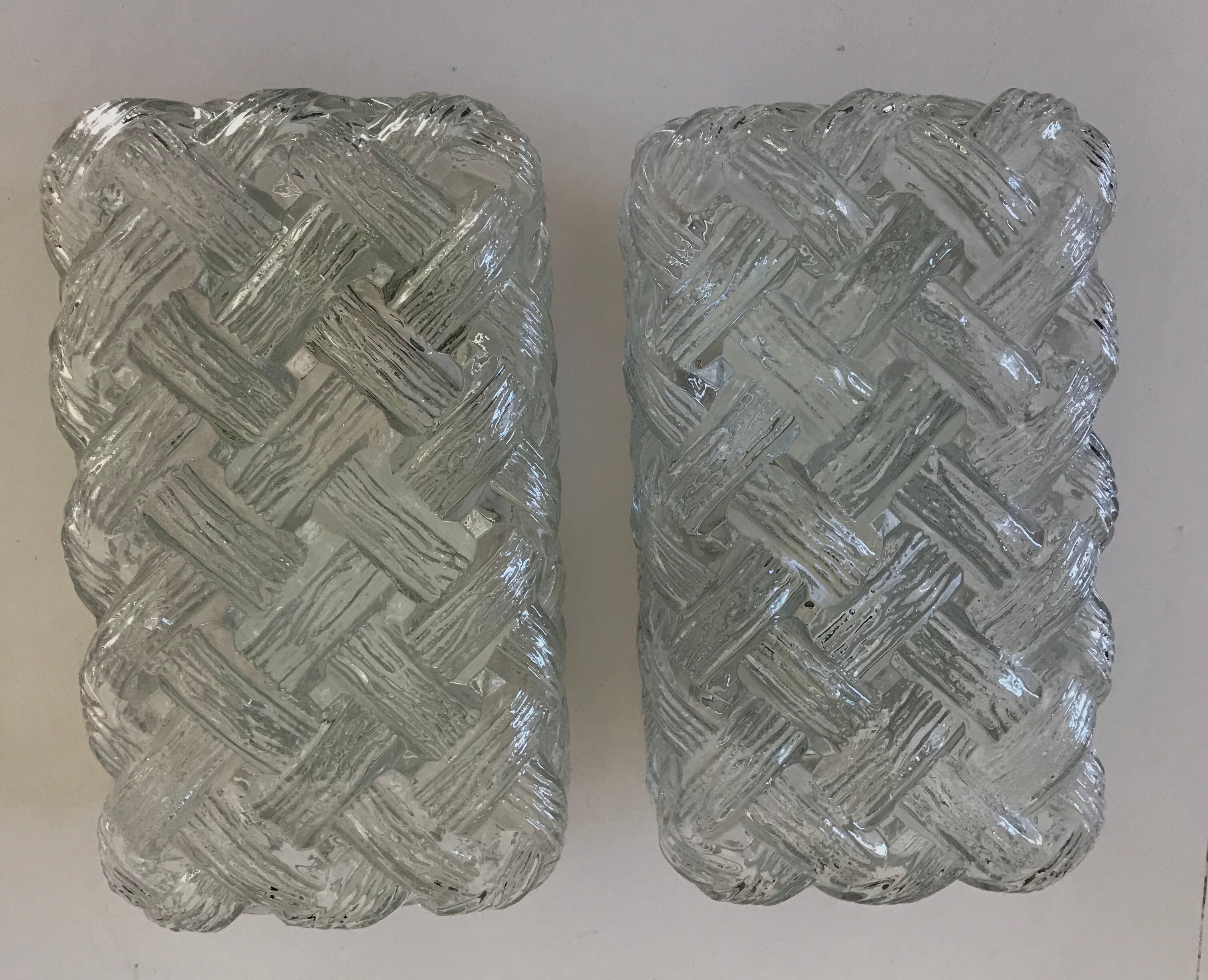 Pair of vintage wall lamps