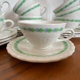 Set of 10 coffee cups 1930