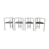 Rodney Kinsman Series of 4 Postmodern Chairs, Bieffeplast 1980
