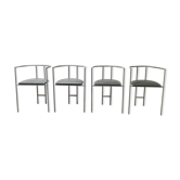 Série de 4 chaises postmodernes Rodney Kinsman,  Bieffeplast 1980