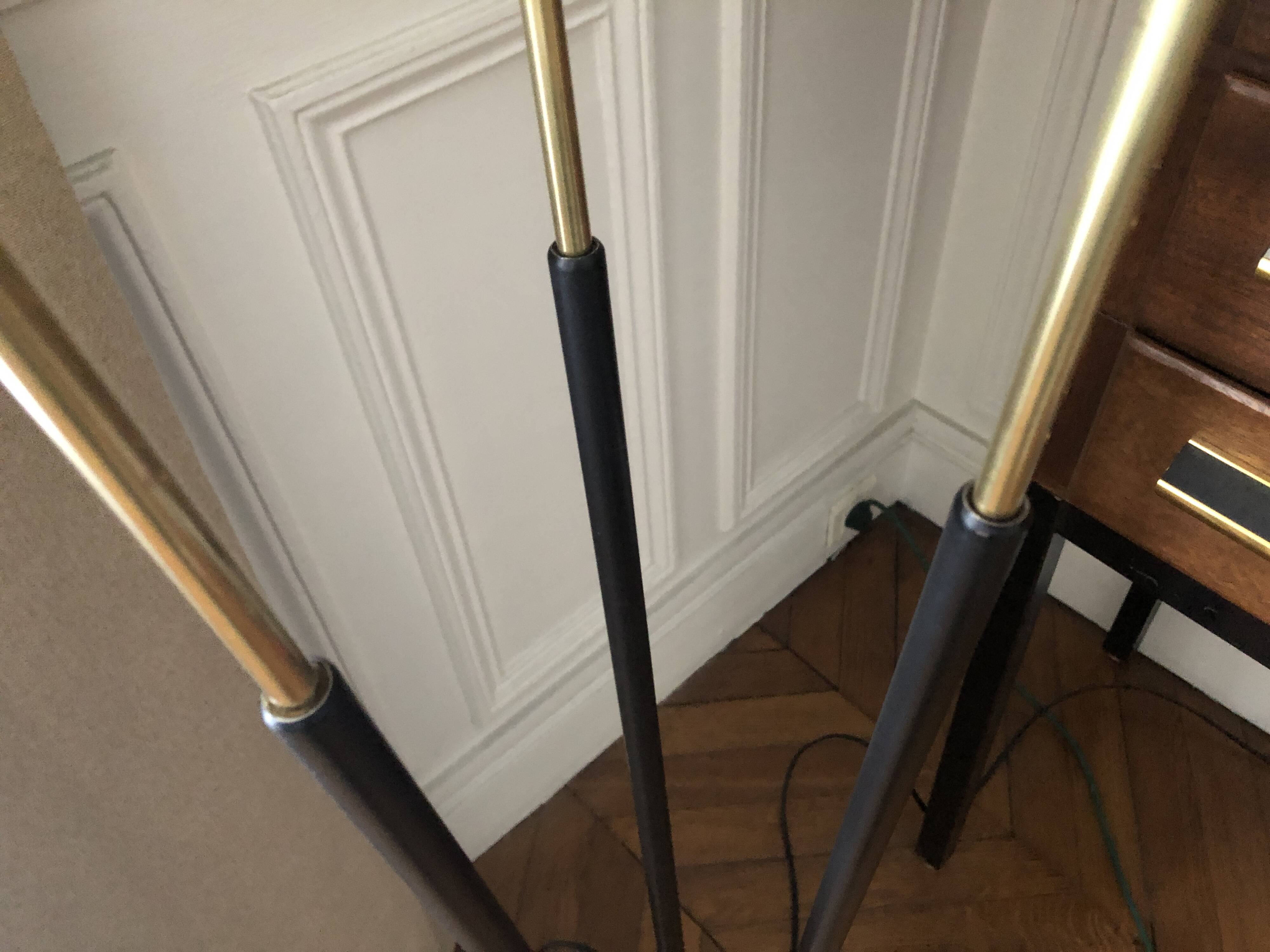 Lampadaire 3 lumières 1950 - 1960