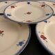5 flat plates Mary Lou, Digoin Sarreguemines