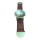 Mid-Century Bronze and Leather Armrest Bowl or Ashtray, 1960s