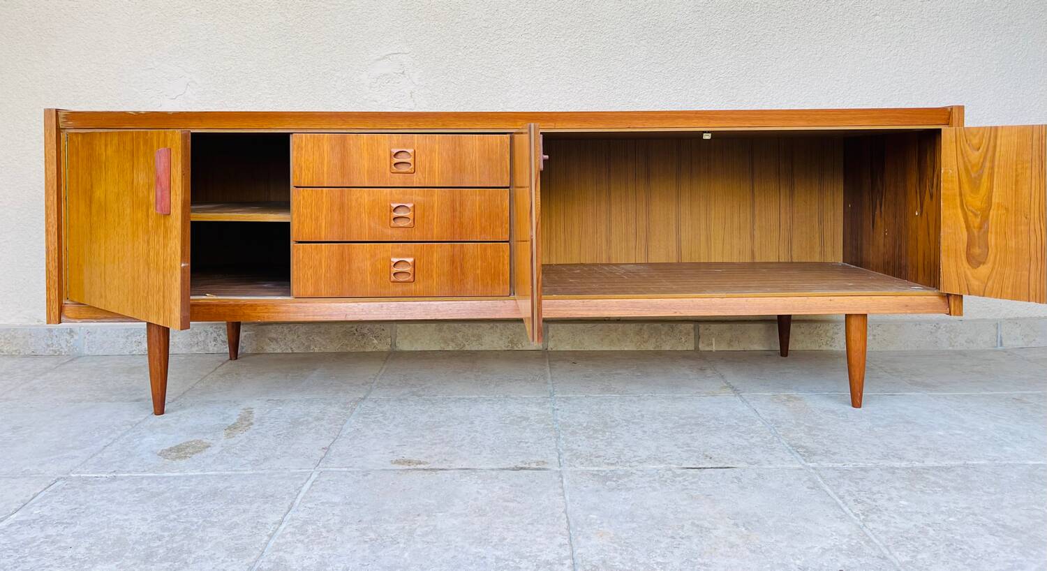 Scandinavian teak sideboard