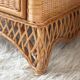 Commode vintage en rotin