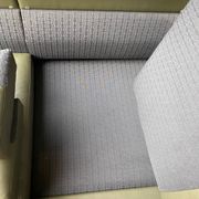 Pfister sofa for Knoll in khaki leather