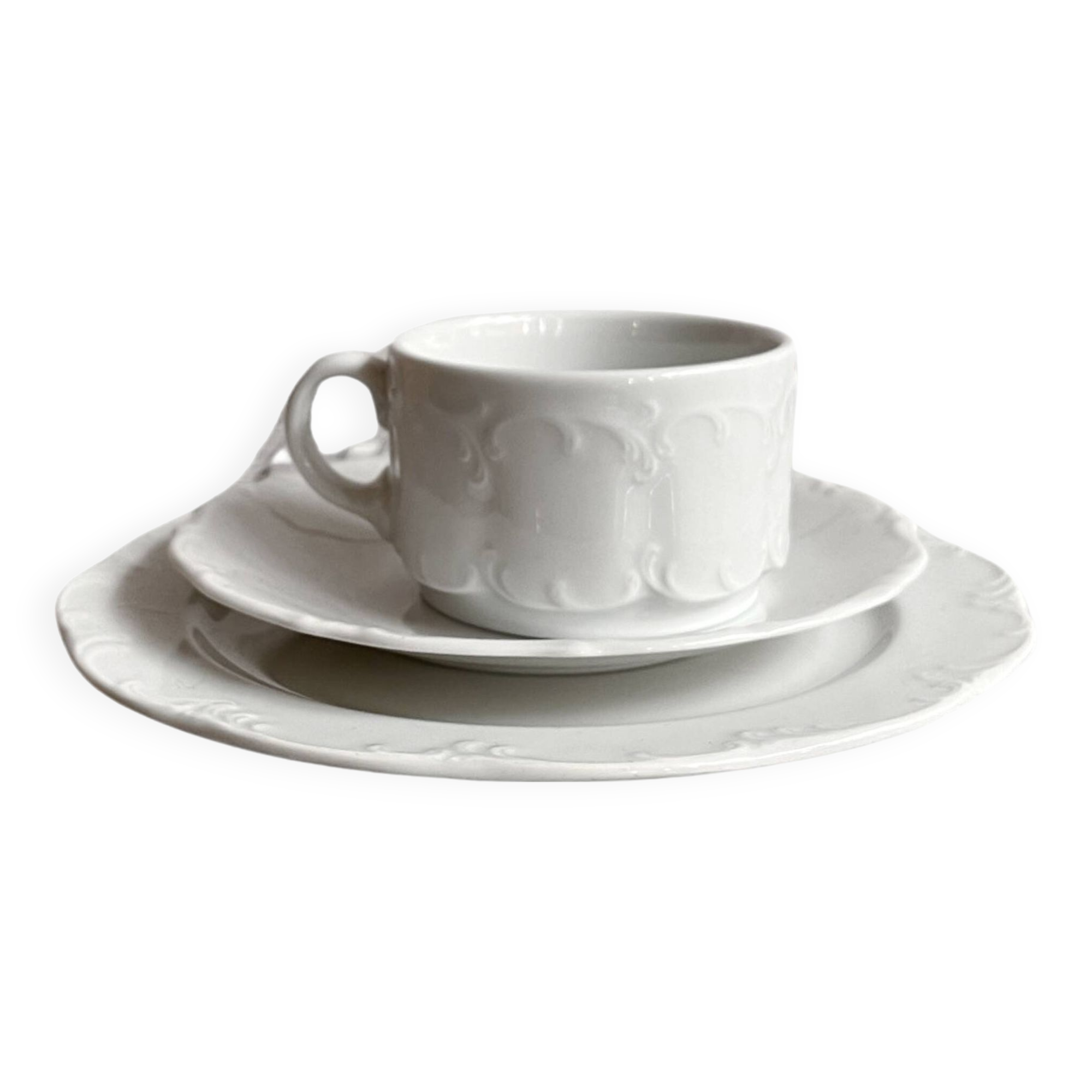 Rosenthal Monbijou trio breakfast service, Germany 1970s.