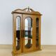 Etagère vitrine miniature bois et verre, vintage