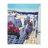 Jean-Claude Quilici: Beauty of Santorini, original signed lithograph