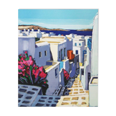 Jean-Claude Quilici : Beauté de Santorin, lithographie originale signée
