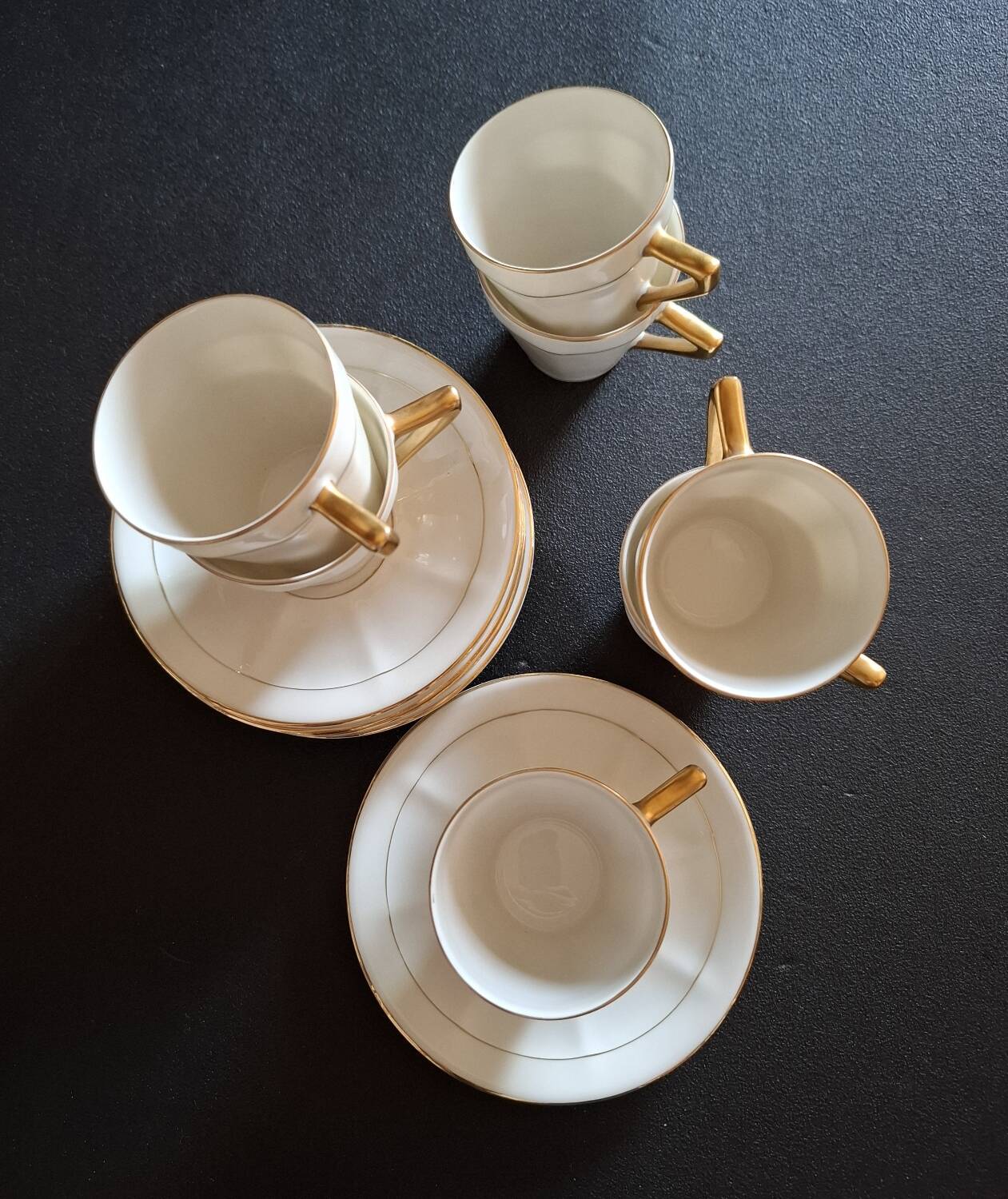Fine Limoges porcelain coffee service