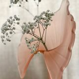 Leonardo vase in pink frosted glass